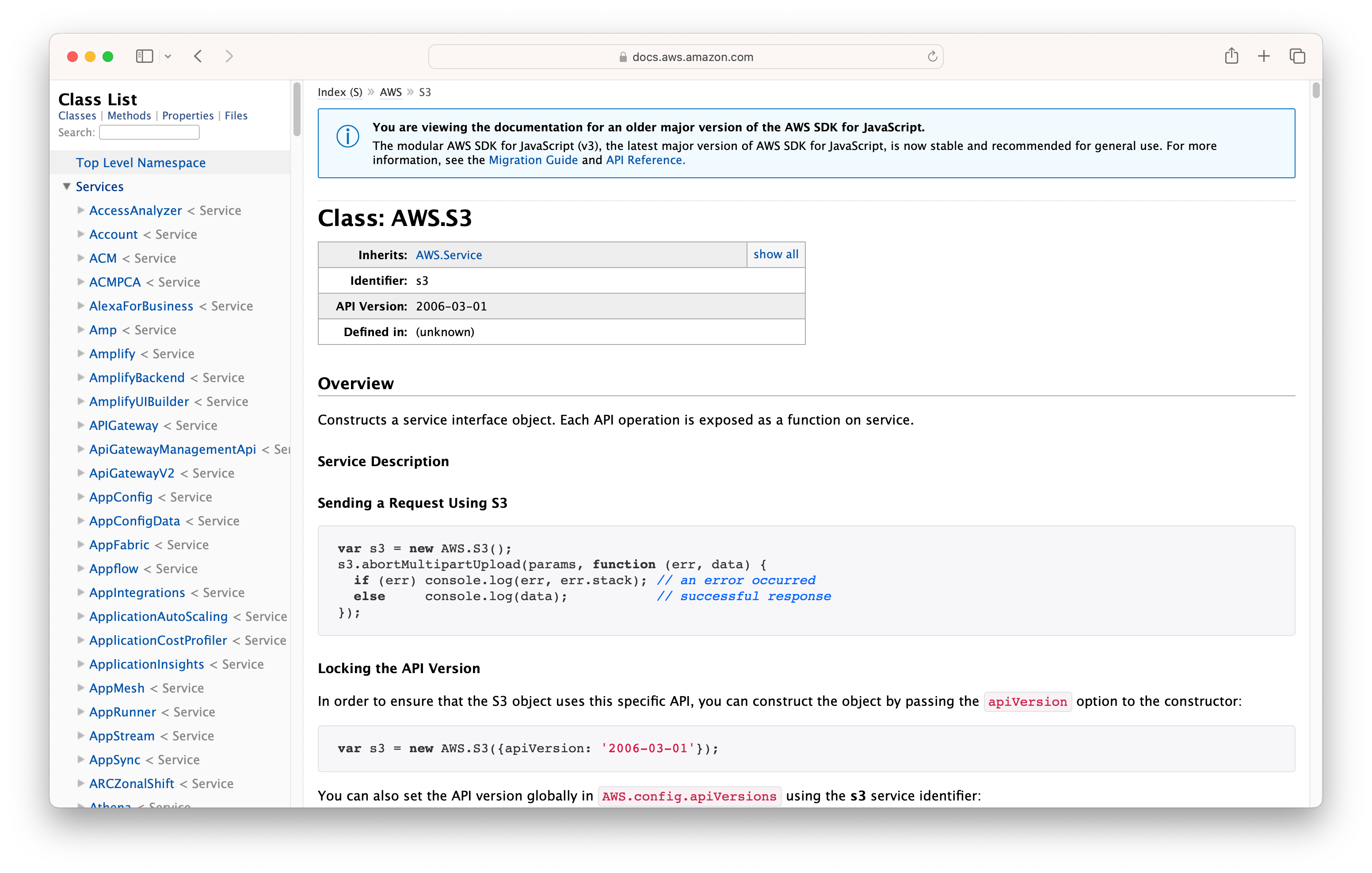 Screenshot of renterd S3 Gateway